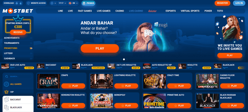 Mostbet Betting and Gambling Establishment Features in One Application